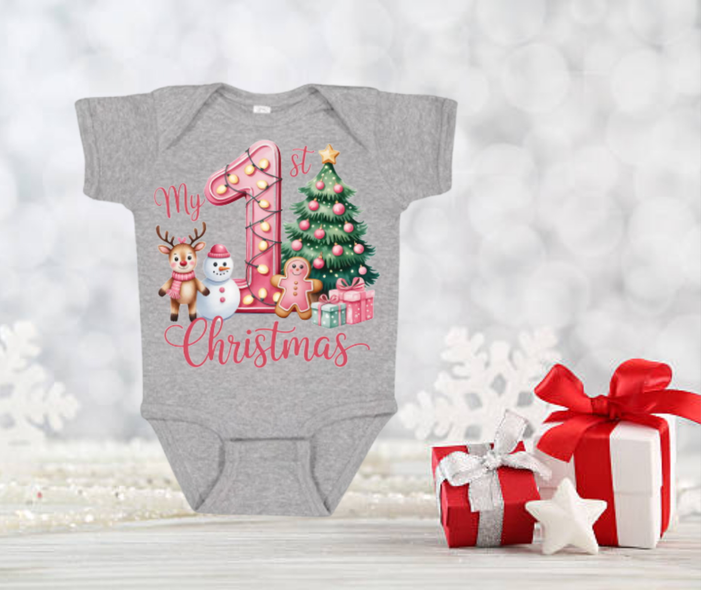 Baby 1st Christmas Onesie