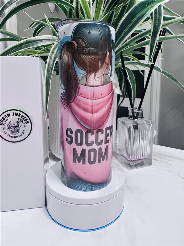 20oz Tumbler – Soccer Mom Edition ⚽️👩👧👦