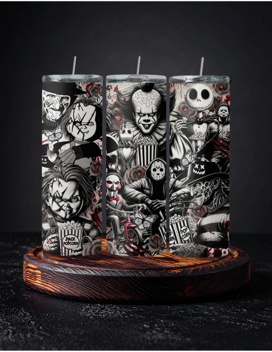 Halloween Characters Tumbler