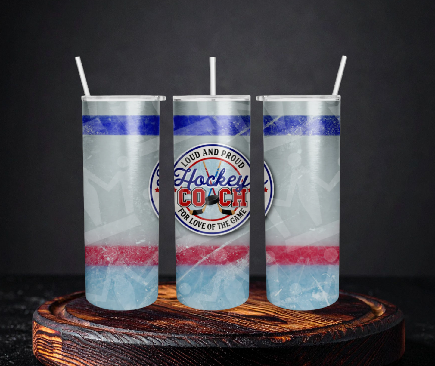 Hockey Rink Coach Tumbler