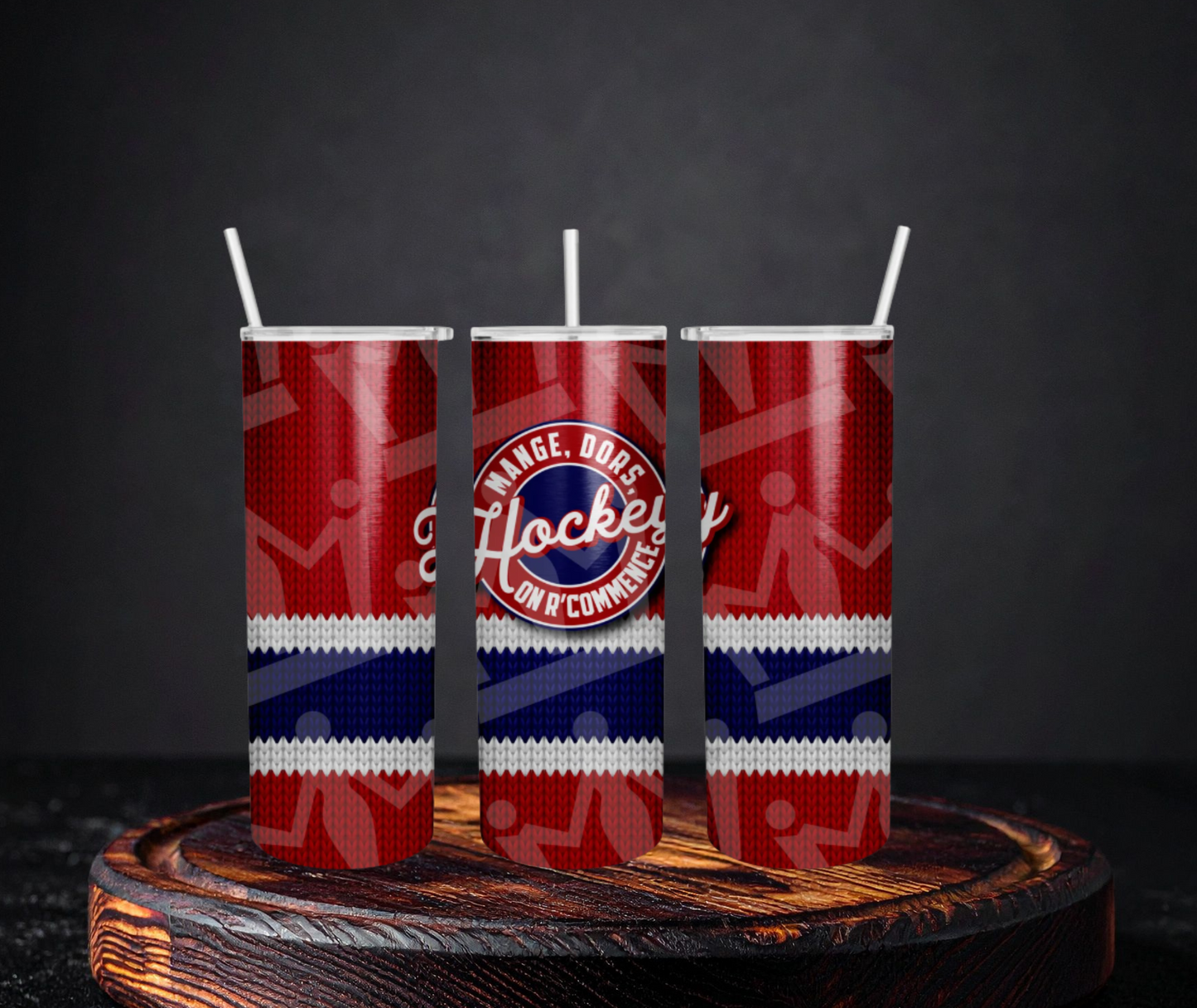 Mange, Dors, Hockey Tumbler